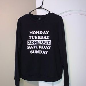 Graphic Zone Out Sweatshirt